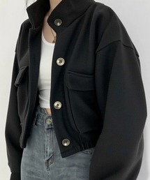 cammie（キャミー）の「ウールタッチボリュームスリーブジャケット（ポンチョ）」