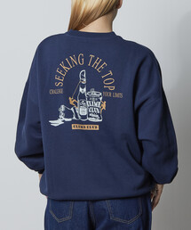 FREAK'S STORE（フリークスストア）の「限定展開 ビッグシルエット バックプリント クルーネック スウェット / CLIMB CLUB Can（スウェット・メンズ）」
