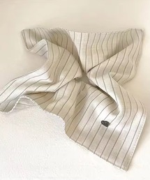 Port / ポート 】 シックカラー ストライプ シュシュ #（シュシュ