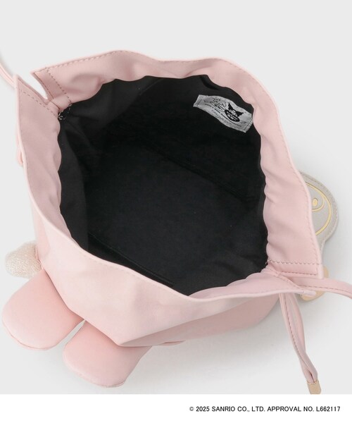 sanrio(サンリオ)の「【マイメロディ】巾着ミニショルダー(ショルダーバッグ・レディース・アイボリー/ピンク系9/ブラック・00)」の8枚目の写真