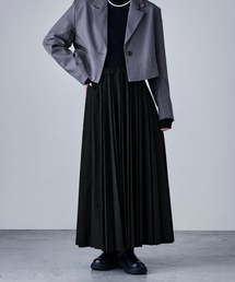 etoll.（エトル）の「スエードアコーディオンプリーツスカート（スカート）」