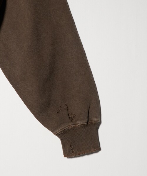 Jieda（ジエダ）の「＜JieDa＞VIRGINIA ダメージ スウェット（スウェット・メンズ・ブラック/ブラウン系・2/1）」の5枚目の写真