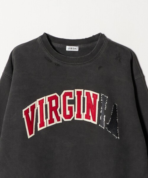 Jieda（ジエダ）の「＜JieDa＞VIRGINIA ダメージ スウェット（スウェット・メンズ・ブラック/ブラウン系・2/1）」の10枚目の写真