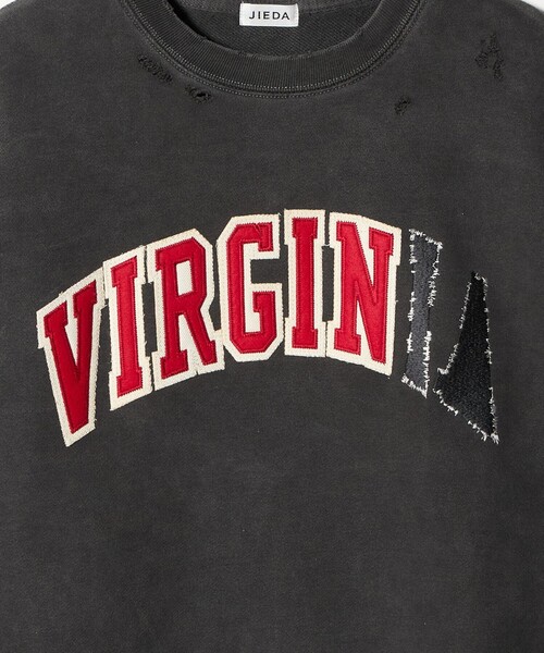 Jieda（ジエダ）の「＜JieDa＞VIRGINIA ダメージ スウェット（スウェット・メンズ・ブラック/ブラウン系・2/1）」の11枚目の写真