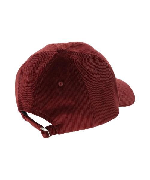 Lugnoncure（ルノンキュール）の「ロゴ刺繍コーデュロイキャップ《2025autumn catalog item》（ハット・レディース・ボルドー/オフホワイト/グレー・F）」の10枚目の写真
