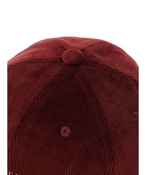 Lugnoncure（ルノンキュール）の「ロゴ刺繍コーデュロイキャップ《2025autumn catalog item》（ハット・レディース・ボルドー/オフホワイト/グレー・F）」の13枚目の写真