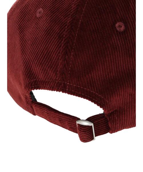 Lugnoncure（ルノンキュール）の「ロゴ刺繍コーデュロイキャップ《2025autumn catalog item》（ハット・レディース・ボルドー/オフホワイト/グレー・F）」の5枚目の写真