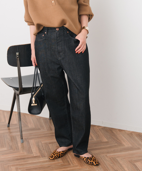 Spick & Span(スピックアンドスパン)の「RED CARD TOKYO / レッドカード トーキョー別注JAZZ*(デニムパンツ・レディース・ブラック・23/24/25/26)」の2枚目の写真