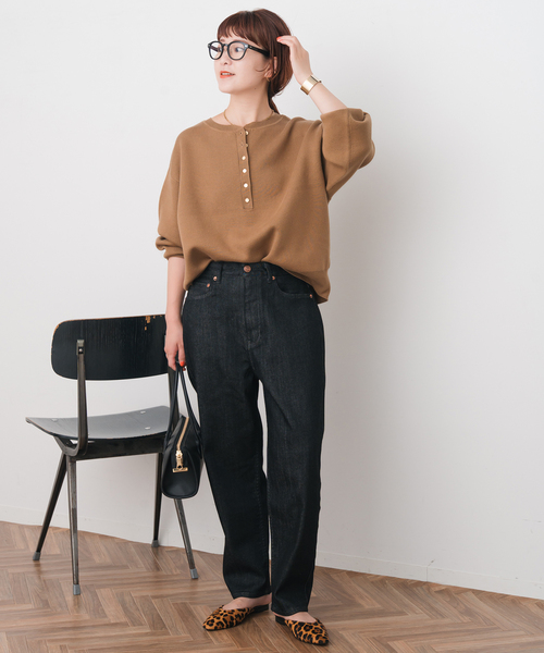 Spick & Span(スピックアンドスパン)の「RED CARD TOKYO / レッドカード トーキョー別注JAZZ*(デニムパンツ・レディース・ブラック・23/24/25/26)」の6枚目の写真