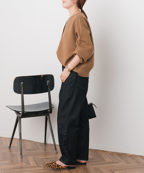 Spick & Span(スピックアンドスパン)の「RED CARD TOKYO / レッドカード トーキョー別注JAZZ*(デニムパンツ・レディース・ブラック・23/24/25/26)」の8枚目の写真