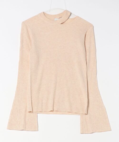 MANOF(マノフ)の「MANOF BUSTIER SET RIB KNIT(ニット/セーター・レディース・ベージュ/グレー・FREE)」の9枚目の写真