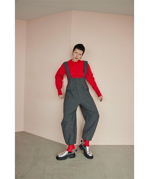 セール】VEST DETAIL BALLOON AIO（つなぎ/オールインワン）｜OMMO