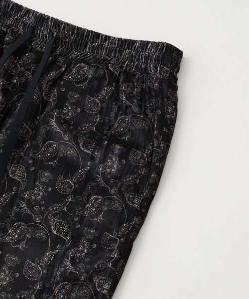 Couture d'adam(クチュールドアダム)の「COUTURE D’ADAM (クチュール ド アダム) Paisley Velvet Dress Easy パンツ(スラックス・メンズ・ブラック系その他・40/42)」の3枚目の写真