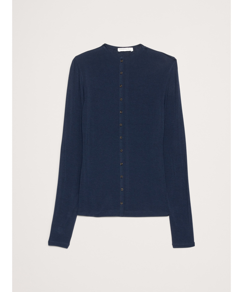 Banana Republic(バナナリパブリック)の「リュクス ウールブレンド ボタンフロント シャツ(カーディガン/ボレロ・レディース・ネイビー/アイボリー/ブラック・XS/M/L/S)」の7枚目の写真