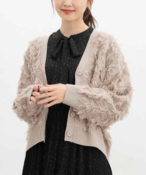 h.jelly HONEY 蝶々プリントボレロ カーディガン h.jelly HONEY 蝶々プリントボレロ カーディガン