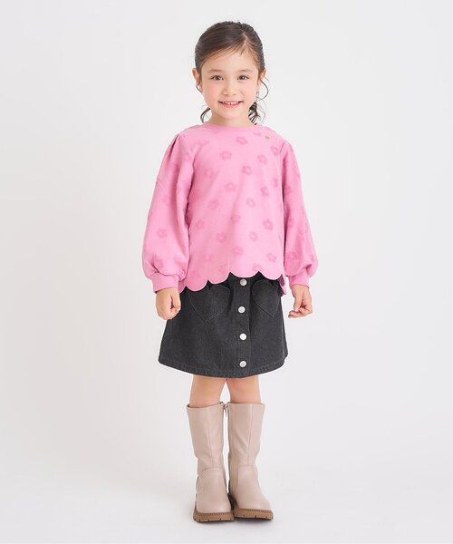 apres les cours(アプレレクール)の「ミドルブーツ(ブーツ・キッズ・ベージュ/ブラック・19/18/17/16/15 )」の5枚目の写真