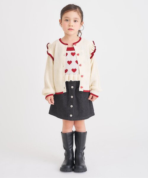 apres les cours(アプレレクール)の「ミドルブーツ(ブーツ・キッズ・ベージュ/ブラック・19/18/17/16/15 )」の15枚目の写真