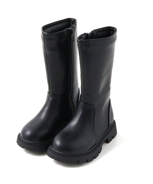 apres les cours(アプレレクール)の「ミドルブーツ(ブーツ・キッズ・ベージュ/ブラック・19/18/17/16/15 )」の20枚目の写真