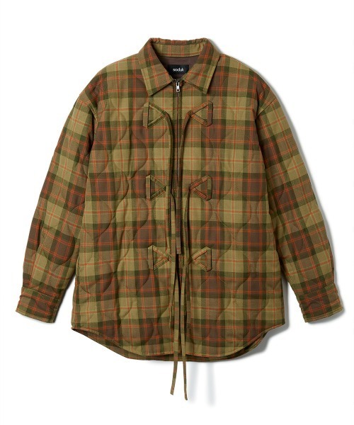 soduk(スドーク)の「【soduk】puffy ribbon jacket(ブルゾン・レディース・ブルー/オレンジ・ONE SIZE)」の8枚目の写真