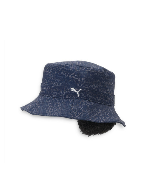 PUMA（プーマ）の「PUMA プーマ メンズ ゴルフ デタッチャブル イヤーマフ ハット（ハット・メンズ・ネイビー/ホワイト/ブラック・フリー）」の21枚目の写真