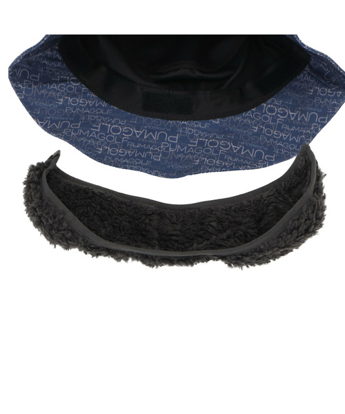 PUMA（プーマ）の「PUMA プーマ メンズ ゴルフ デタッチャブル イヤーマフ ハット（ハット・メンズ・ネイビー/ホワイト/ブラック・フリー）」の5枚目の写真