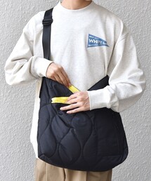 SHIPS any（シップス エニィ）の「SHIPS any: 2トーン キルティング アズマ 2WAY ショルダーバッグ◆（ショルダーバッグ・メンズ）」