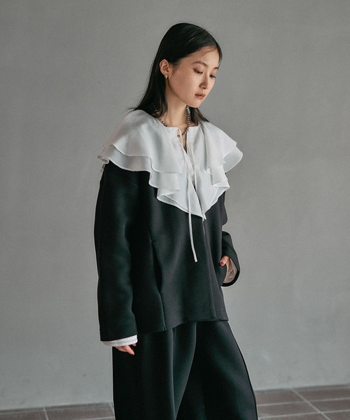 セール】パフエアジャケット 582439（ノーカラージャケット）｜LEPSIM