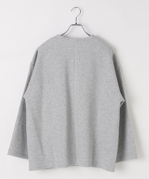 LEPSIM（レプシィム）の「パフエアジャケット　582439（ノーカラージャケット・レディース・ブラック/グレー・FREE）」の11枚目の写真