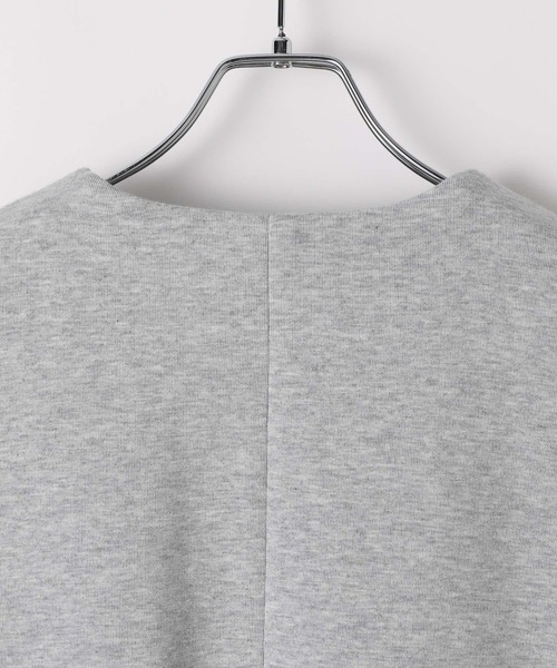 LEPSIM（レプシィム）の「パフエアジャケット　582439（ノーカラージャケット・レディース・ブラック/グレー・FREE）」の5枚目の写真