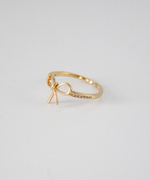Cupid Heart（キューピッドハート）の「【Cupid Heart】結婚式用！リング2点セット 【リボン】（リング・レディース・ゴールド/シルバー・MEDIUM）」の7枚目の写真