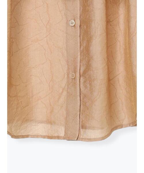 Te chichi TERRASSE（テチチテラス）の「シアージャガードビスチェセットシャツ（シャツ/ブラウス・レディース・ブルー/モカ/ブラック・F）」の11枚目の写真