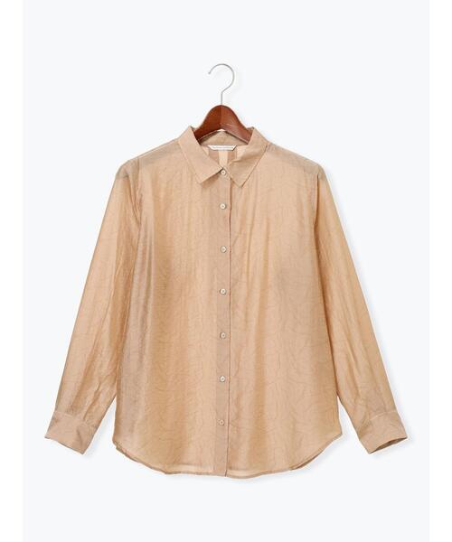 Te chichi TERRASSE（テチチテラス）の「シアージャガードビスチェセットシャツ（シャツ/ブラウス・レディース・ブルー/モカ/ブラック・F）」の14枚目の写真