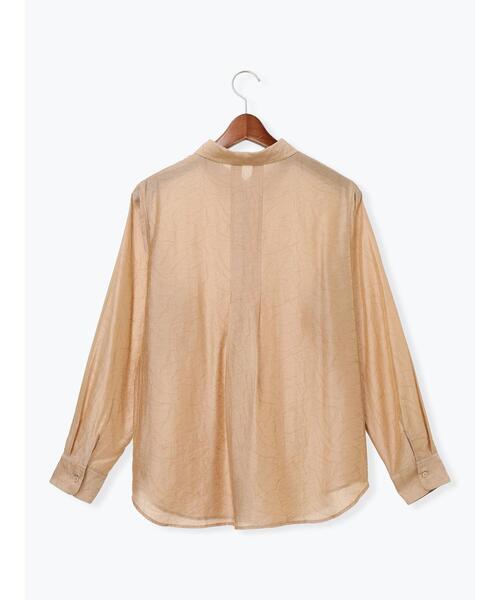 Te chichi TERRASSE（テチチテラス）の「シアージャガードビスチェセットシャツ（シャツ/ブラウス・レディース・ブルー/モカ/ブラック・F）」の15枚目の写真