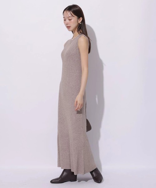 Mystrada／オフショルニットワンピ Mystrada（マイストラーダ）の「オフショルニットワンピースSET