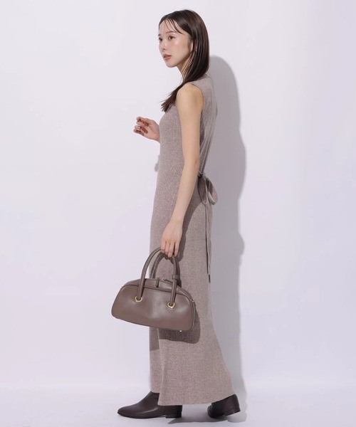 Mystrada（マイストラーダ）の「オフショルニットワンピースSET