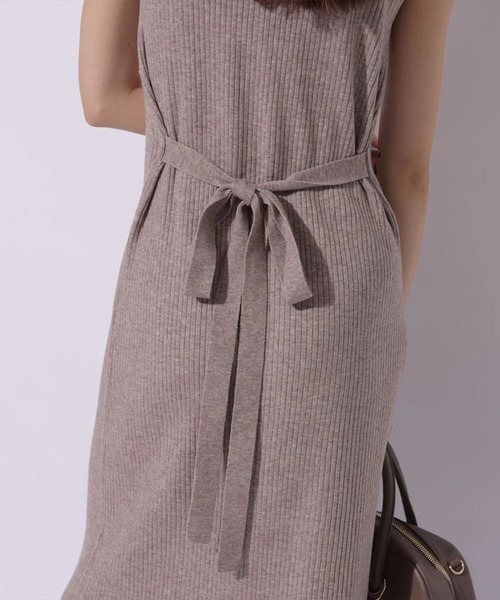 Mystrada（マイストラーダ）の「オフショルニットワンピースSET