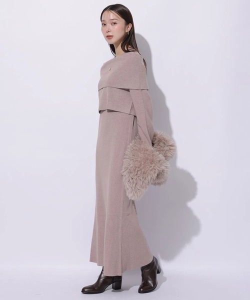 オフショルニットワンピースSET（ワンピース）｜Mystrada（マイ