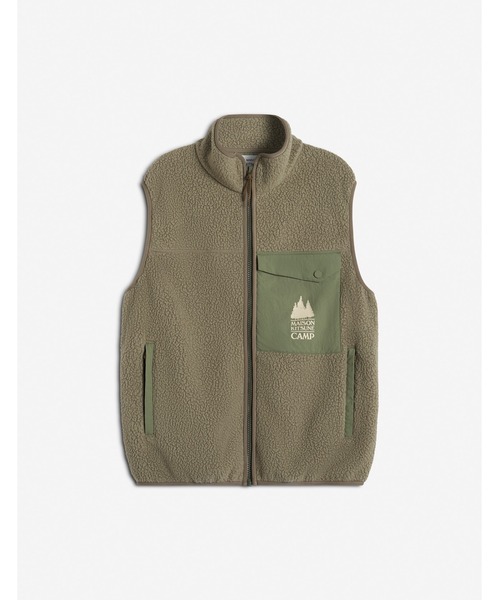 CASUAL FLEECE SLEEVELESS VEST（その他アウター）｜Maison Kitsune