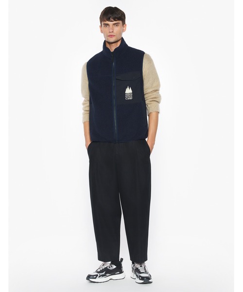 Maison Kitsune（メゾンキツネ）の「CASUAL FLEECE SLEEVELESS VEST（その他アウター・メンズ・モスグリーン/ネイビー・XS/S/M/L/XL）」の11枚目の写真
