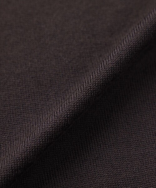 MACKINTOSH PHILOSOPHY（ﾏｯｷﾝﾄｯｼｭ ﾌｨﾛｿﾌｨｰ）の「ハイゲージ天竺 モックネックプルオーバーニット（ニット/セーター・メンズ・レッド系その他3/チャコールグレー/ブルー/ブラック・38/40）」の5枚目の写真