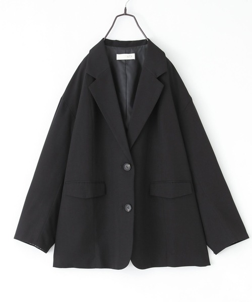 n'OrLABEL（ノアールレーベル）の「『オーバーサイズテーラードジャケット』（テーラードジャケット・レディース・ブラック/ブラウン・FREE）」の6枚目の写真
