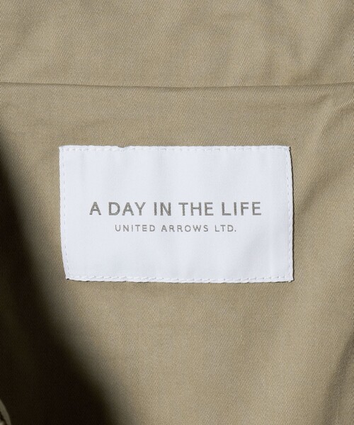 A DAY IN THE LIFE UNITED ARROWS（アデイインザライフユナイテッドアローズ）の「ツイル ハンティングジャケット ＜A DAY IN THE LIFE＞（その他アウター・レディース・ベージュ/ブラック・FREE）」の15枚目の写真