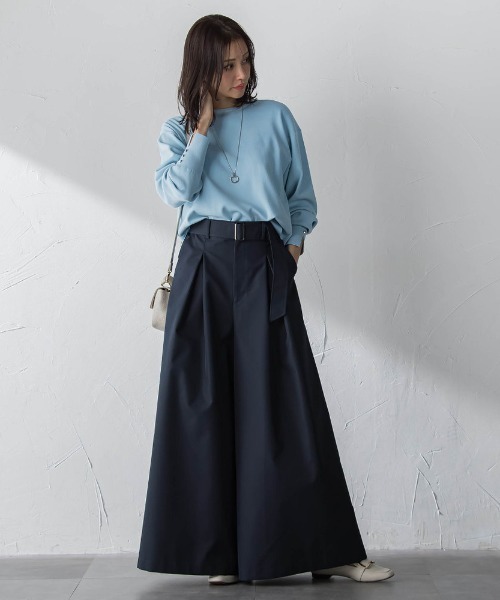 LAUTREAMONT（ロートレアモン）の「袖ボタンクルーネックニット ≪手洗い可能≫（ニット/セーター・レディース・グリーン/キャメル/ブラック系その他/ピンク/ブラウン/ベージュ系その他/レッド系その他/グリーン系その他/ブルー/ブラウン系その他・9号/11号）」の19枚目の写真