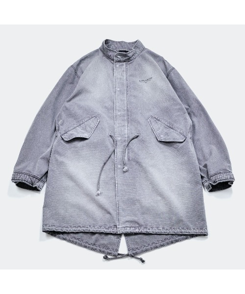 Kinetics(キネティクス)の「APPLEBUM Bleach Army Coat(アップルバム ブリーチ アーミーコート)(モッズコート・メンズ・グレー・MEDIUM/X-LARGE/LARGE)」の3枚目の写真