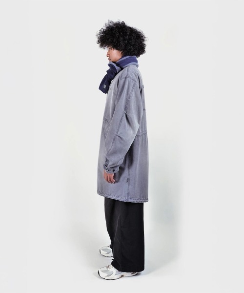 Kinetics(キネティクス)の「APPLEBUM Bleach Army Coat(アップルバム ブリーチ アーミーコート)(モッズコート・メンズ・グレー・MEDIUM/X-LARGE/LARGE)」の10枚目の写真