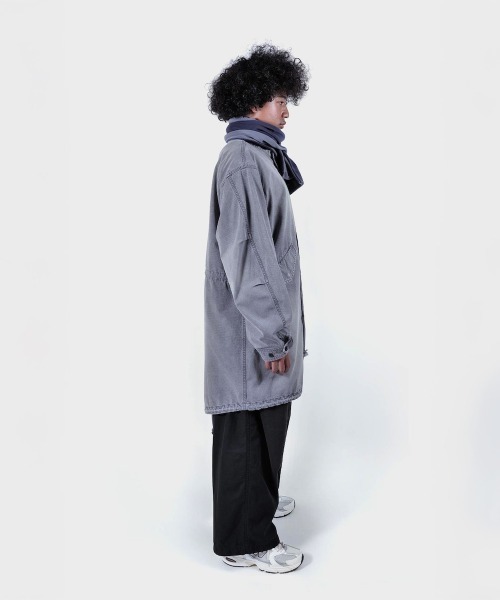 Kinetics(キネティクス)の「APPLEBUM Bleach Army Coat(アップルバム ブリーチ アーミーコート)(モッズコート・メンズ・グレー・MEDIUM/X-LARGE/LARGE)」の12枚目の写真