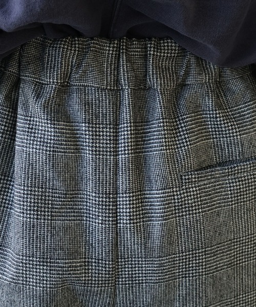 yuni（ユニ　）の「△washable wool check gum tack P（その他パンツ・レディース・ブラック・FREE）」の14枚目の写真