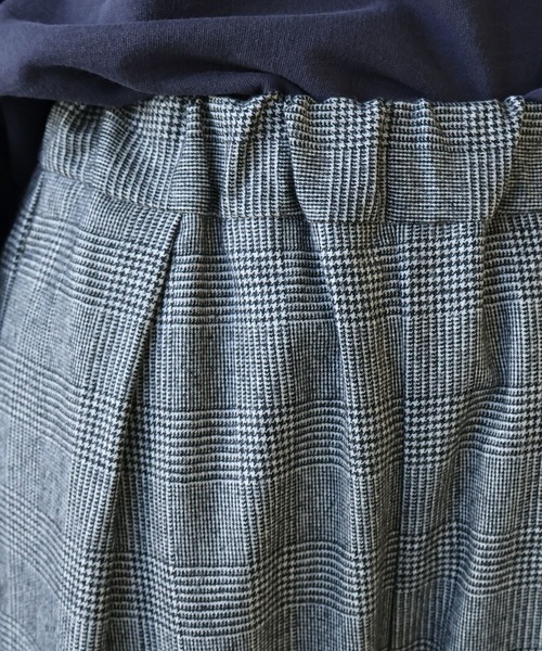 yuni（ユニ　）の「△washable wool check gum tack P（その他パンツ・レディース・ブラック・FREE）」の12枚目の写真