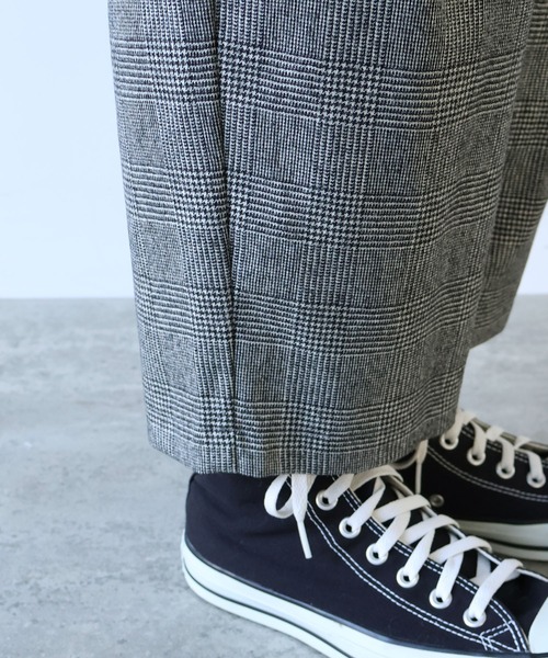 yuni（ユニ　）の「△washable wool check gum tack P（その他パンツ・レディース・ブラック・FREE）」の15枚目の写真