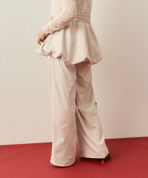 mystic（ミスティック）の「【@aoiikegaya企画】チュール切替ペプラムSET UP（その他パンツ・レディース・アイボリー/ブラック・2/1）」の18枚目の写真